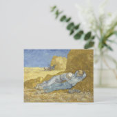Siesta nach Millet von Vincent Van Gogh Postkarte (Stehend Vorderseite)