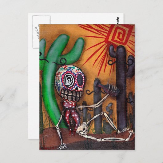 Siesta Postcard Postkarte (Vorne/Hinten)