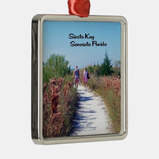 Siesta-Schlüssel Silbernes Ornament (Rechts)