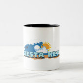 Siesta-Schlüssel Zweifarbige Tasse (Mittel)