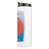 Siesta Schlüsselpalme Thermosbecher (Nach rechts gedreht)