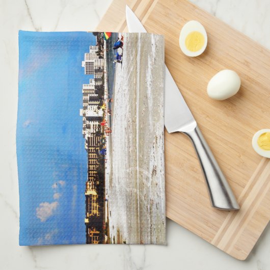 Siesta-Schlüsselstrand Handtuch (Viertel Falte)