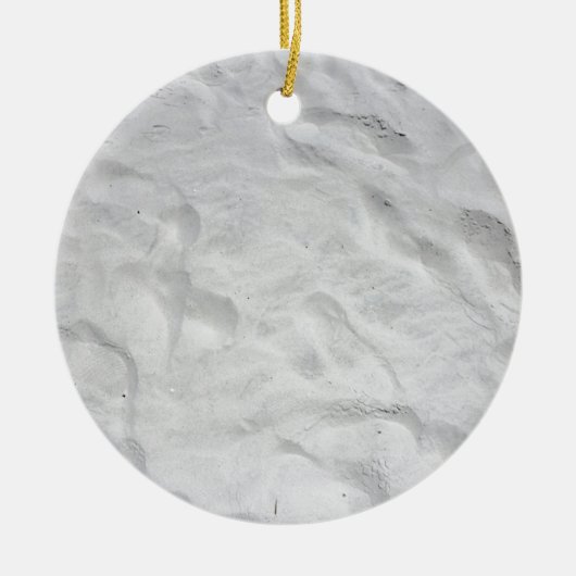 Siesta-Strand-Sand-Nahaufnahme Keramik Ornament (Vorne)