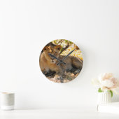 Siesta Time Runde Wanduhr (Zuhause)