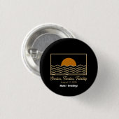 Siestas Fiestas Totalität Spanien Sonnenfinsternis Button (Vorne & Hinten)