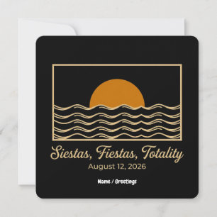 Siestas Fiestas Totality Spanien Sonnenfinsternis  Einladung