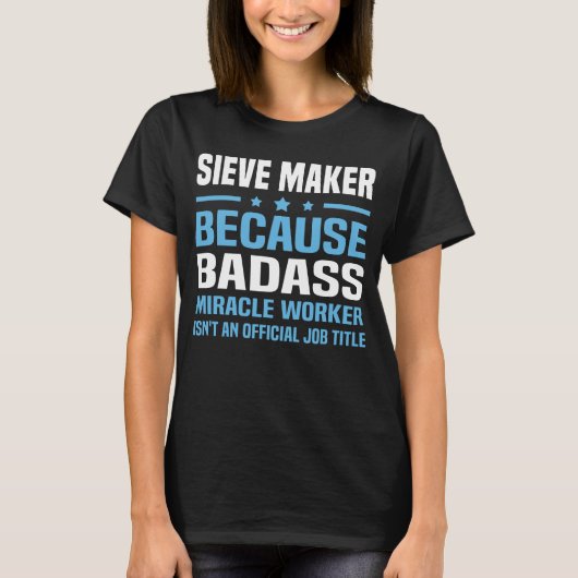 Sieve Maker T-Shirt (Vorderseite)