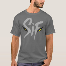 Sif, die Typografie des Großen Grauen Wolfs T-Shirt