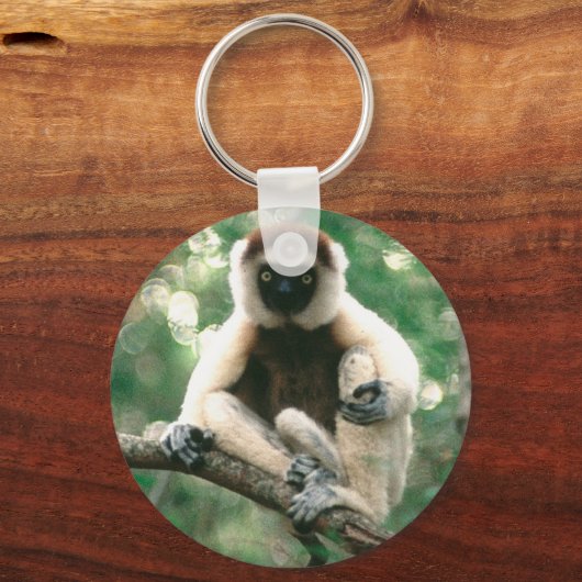 Sifaka Key Fob Schlüsselanhänger (Vorderseite)
