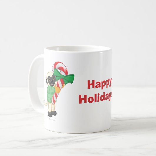 Sifaka Lemur Kaffeetasse (Vorderseite Links)