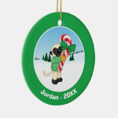 Sifaka Lemur Keramikornament (Rechts)