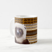 Sifaka Lemur Madagascar Wildlife Kaffeetasse (Vorderseite Links)