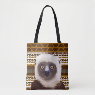 Sifaka Lemur Madagascar Wildlife Tasche