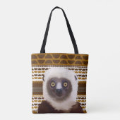 Sifaka Lemur Madagascar Wildlife Tasche (Rückseite)