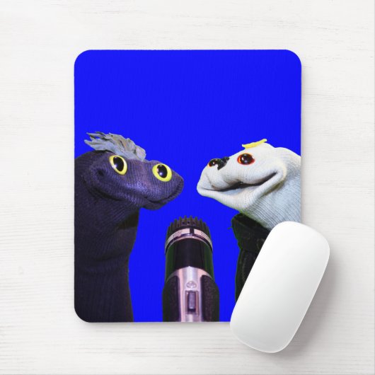 Sifl und Olly Mousepad (vertikal) (Mit Mouse)