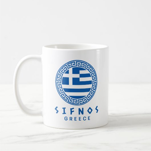 Sifnos, Griechenland Kaffeetasse (Links)