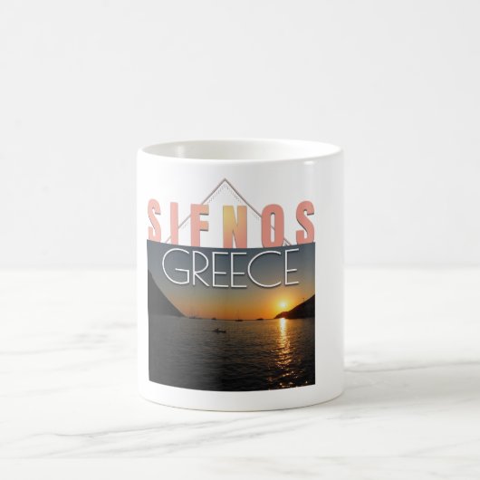 Sifnos, Griechenland Kaffeetasse (Mittel)