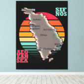 Sifnos, Griechenland Leinwanddruck (Insitu (Holzboden))