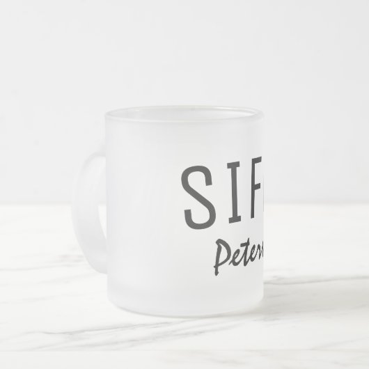 Sifu Mattglastasse (Vorderseite Links)