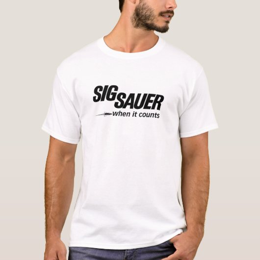 SIG Sauer ging es zählen T-Shirt (Vorderseite)