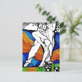 Siga el Baile Postkarte (Stehend Vorderseite)