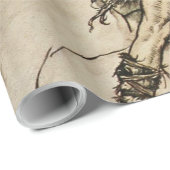 "Sigfried tötet Fafner" von Arthur Rackham Geschenkpapier (Rolleneckpunkt)