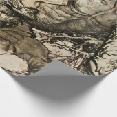 "Sigfried tötet Fafner" von Arthur Rackham Geschenkpapier (Ecke)