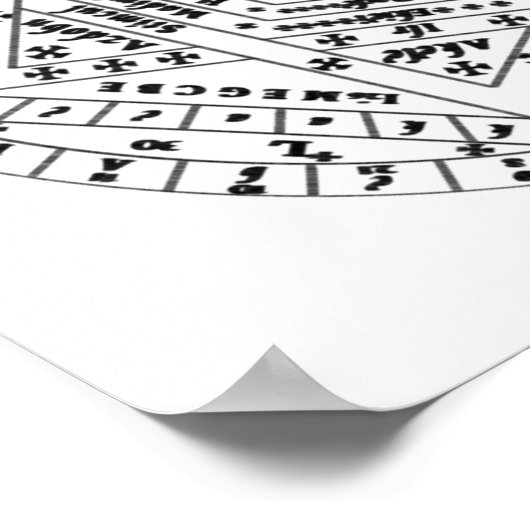 Siggilum Dei Ameth Poster (Ecke)