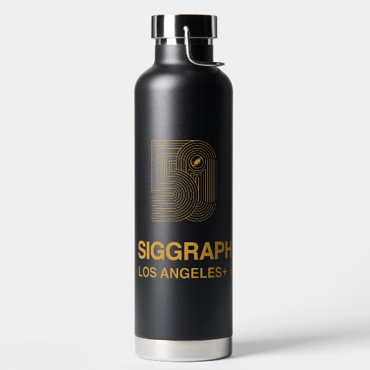 SIGGRAPH 2023 Kupferflasche Trinkflasche (links)