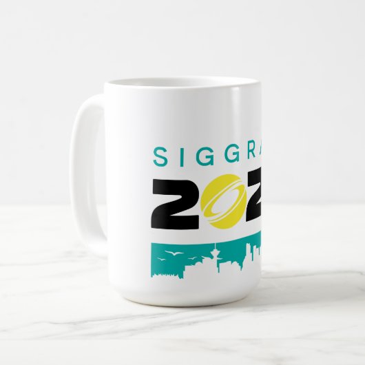 SIGGRAPH 2025 15oz Tasse (Vorderseite Links)