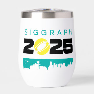 SIGGRAPH 2025 Mini-Wasserflasche