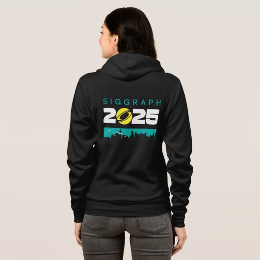 SIGGRAPH 2025 Sweatshirt für Frauen (Schwarz voll)