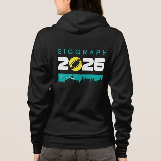 SIGGRAPH 2025 Sweatshirt für Frauen (Rückseite)