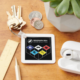 SIGGRAPH-Schlüsselkette Schlüsselanhänger