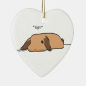 SIGHING SCHMIERÖLNIEDERDRUCK KERAMIKORNAMENT (Rechts)