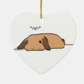 SIGHING SCHMIERÖLNIEDERDRUCK KERAMIKORNAMENT (Hinten)