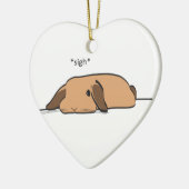 SIGHING SCHMIERÖLNIEDERDRUCK KERAMIKORNAMENT (Links)