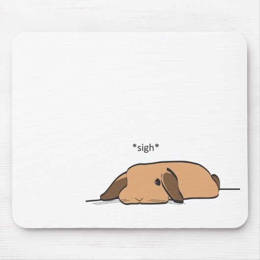 SIGHING SCHMIERÖLNIEDERDRUCK MOUSEPAD (Vorne)