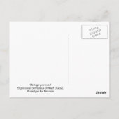 Sighisoara, CLocktower und Touristen Postkarte (Rückseite)