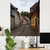 Sighisoara Mittelalterliche Stadt Siebenbürgen Pos Poster (Heimbüro)