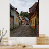 Sighisoara Mittelalterliche Stadt Siebenbürgen Pos Poster (Küche)