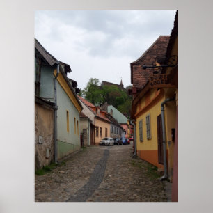 Sighisoara mittelalterliches poster