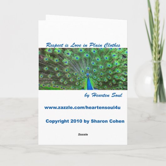 Sight seiner Dame Karte (Rückseite)