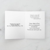 Sight seiner Dame Karte (Innenseite)