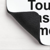 Sight Sound Touch Geschmack | Fünf Sinne Mousepad (Ecke)