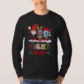 Sight Squad Gnome Reindeer Santa Christmas Optomet T-Shirt (Vorderseite)