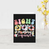 Sight Squad Summer Vibes Funny Optometrie Ophthalm Karte (Gelbe Blume)