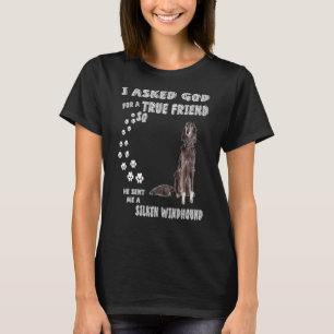 Sighthound Jagd Hunde Mama Vater Niedlich Silken W T-Shirt