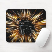 Sighthound Trio Silhouetten V1 Mousepad (Mit Mouse)