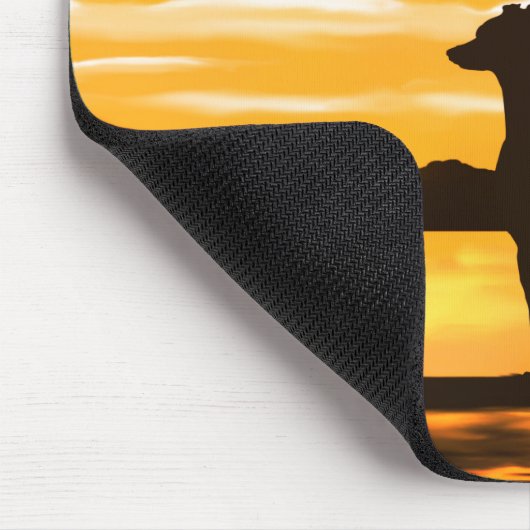 Sighthounds - Windhund Sunrise Mousepad (Ecke)